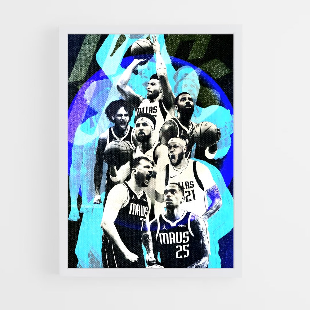 Poster All In Spurs – affiche Basketball (vue 3)